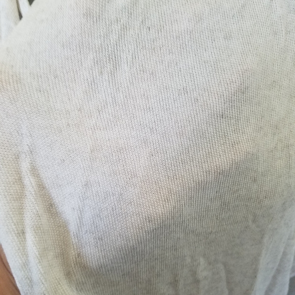 Stewart Brown Heather Gray Soft Cozy Flax Knit Sweater Vest Women's Size M/L - Picture 8 of 8